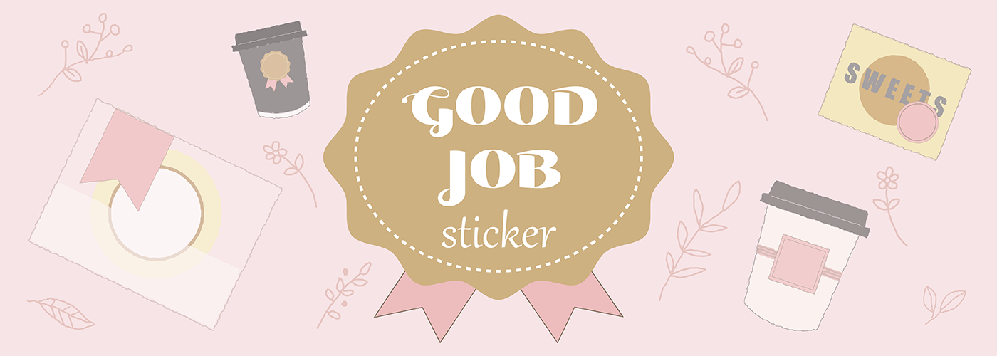 GOOD JOB sticker